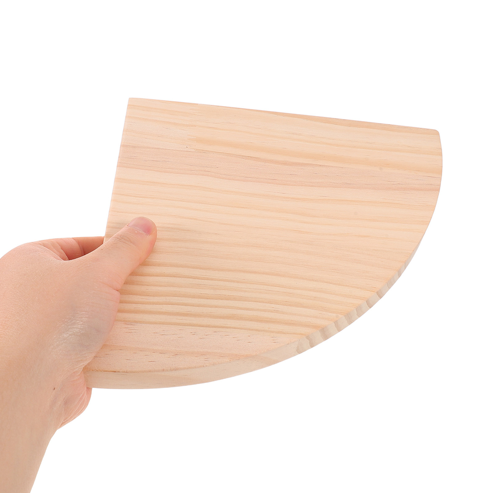 Food Storage Essentials - Wood Corner Shelf Wall Mounted Fan