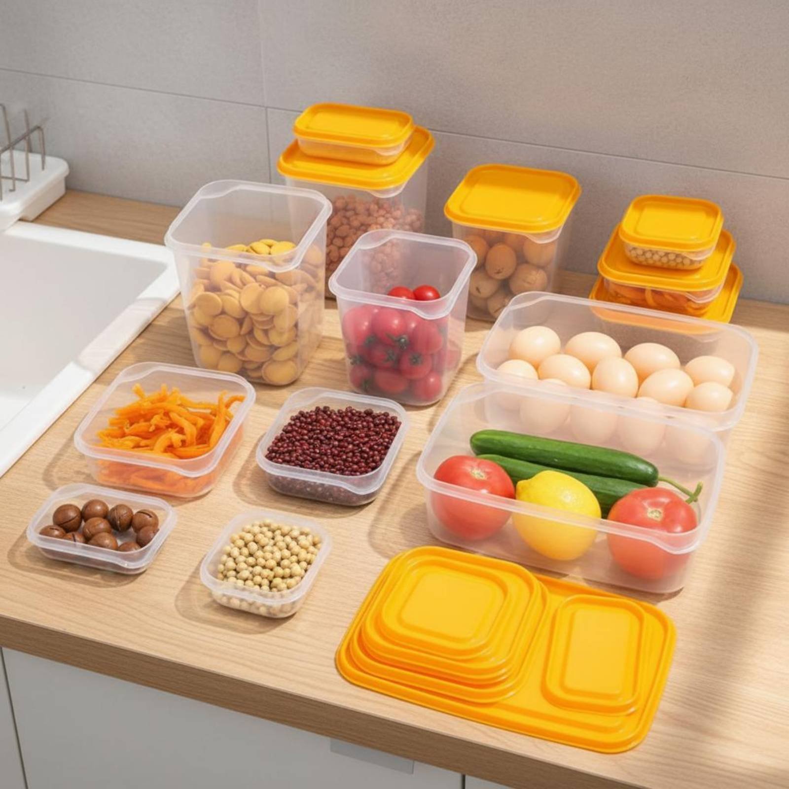 17 Pieces Fridge Storage Box S - đánh giá và giá Food Storage Containers