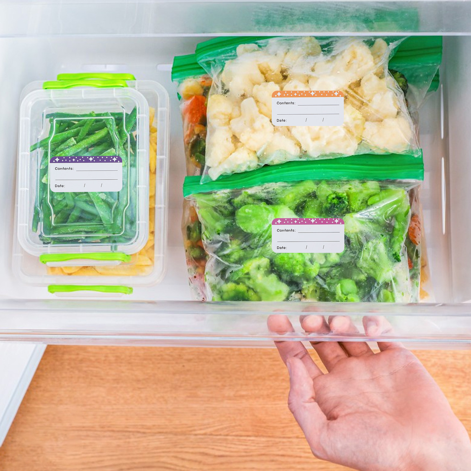 50Sheets Removable Waterproof  - đánh giá và giá Food Storage Pantry
