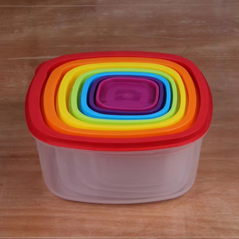Rainbow 7pcs Food Container Pl - đánh giá và giá Food Storage Containers