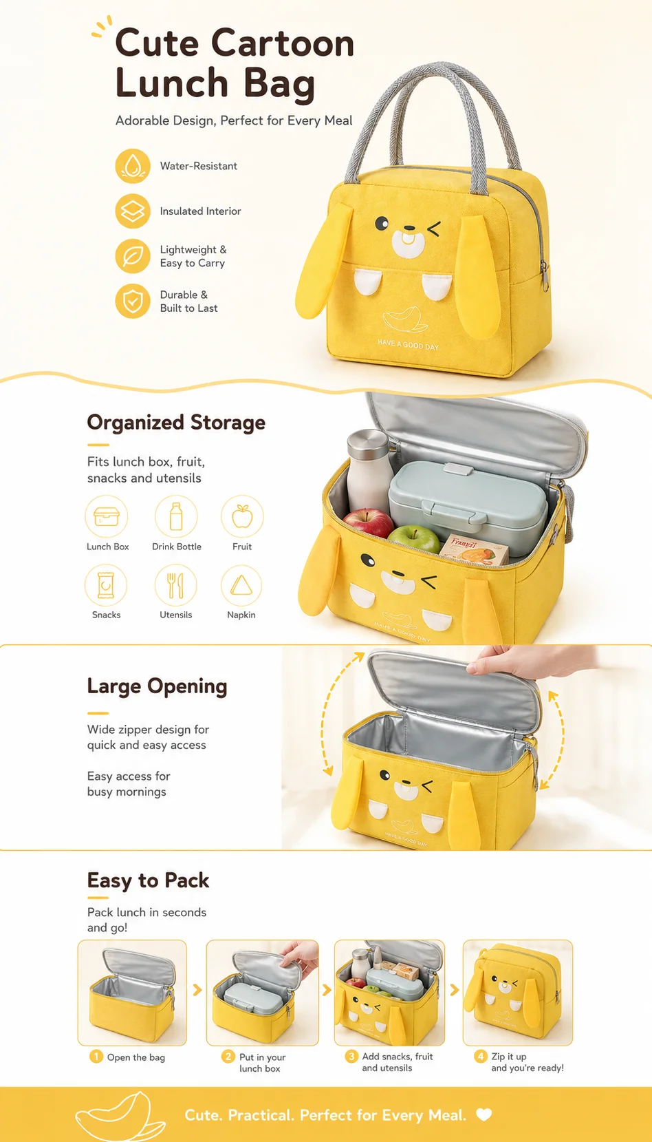 Portable Cartoon Thermal Coole - đánh giá và giá Food Storage In Cooler